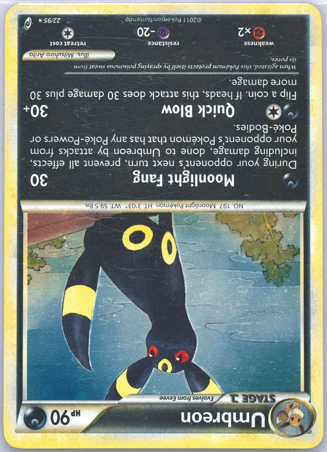 Umbreon-Holo (22) 2011 Pokemon Call of Legends