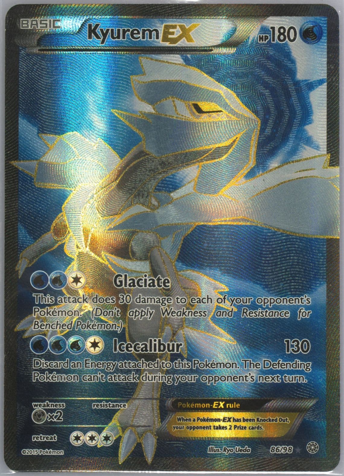 Full Art/Kyurem EX (86) 2015 Pokemon XY Ancient Origins