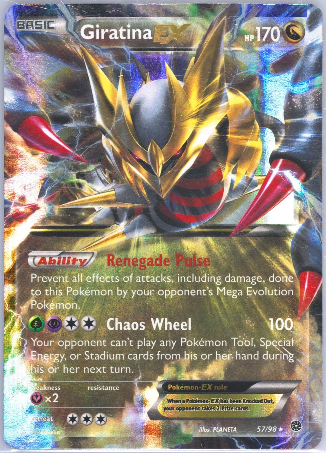 Giratina EX (57) 2015 Pokemon XY Ancient Origins