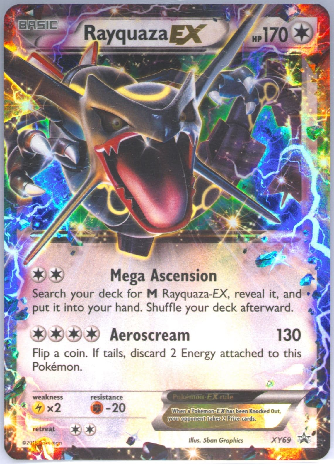 Rayquaza EX (XY69) 2015 Pokemon XY Black Star Promos