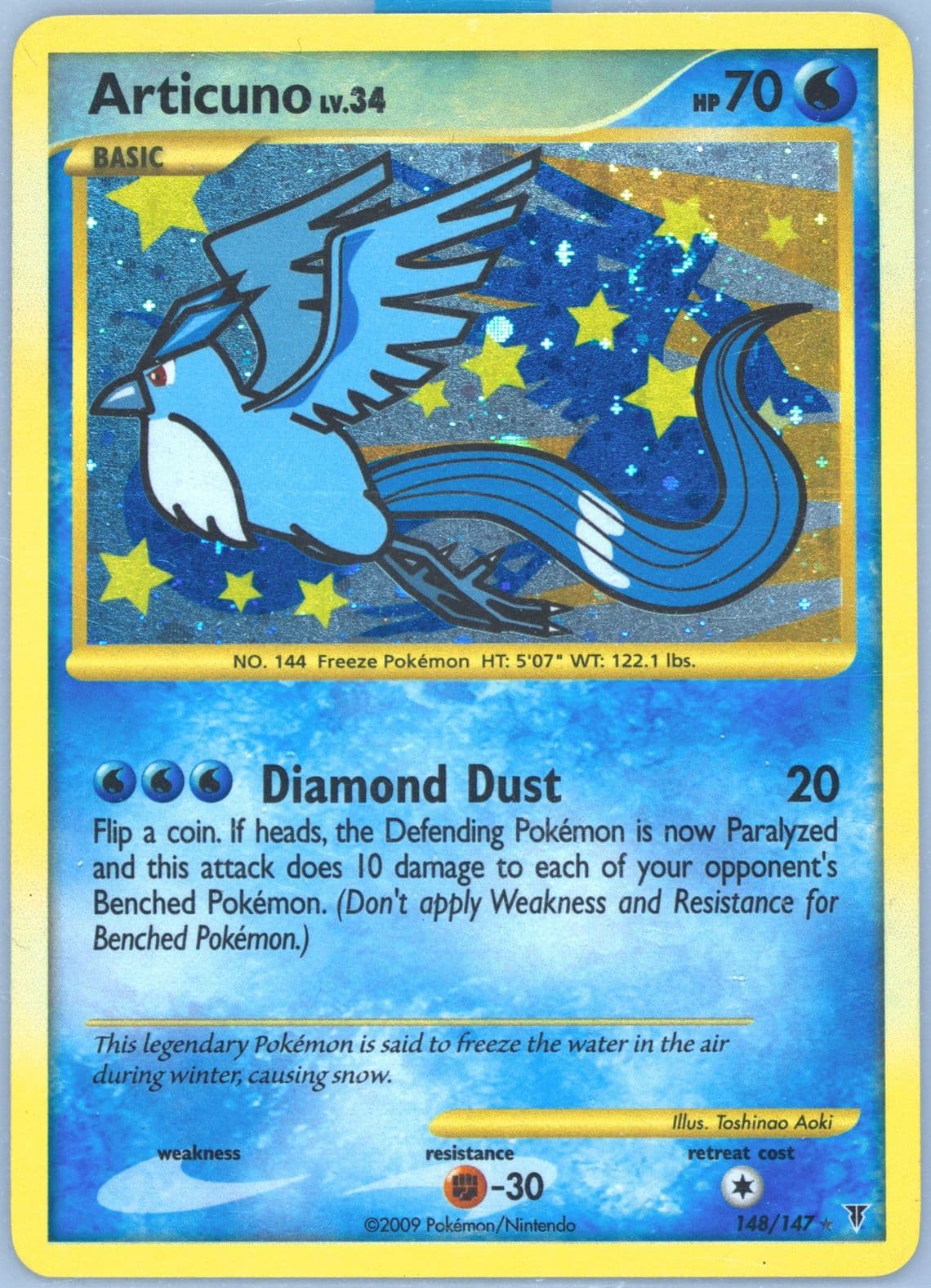 Articuno-Holo (148) 2009 Pokemon Platinum Supreme Victors