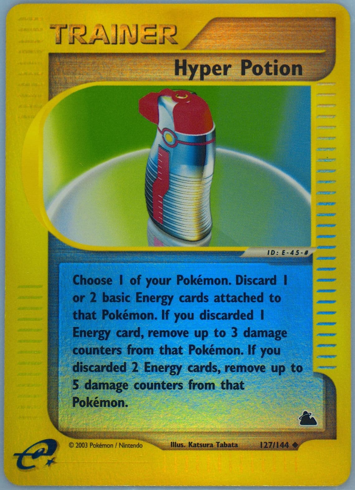 Hyper Potion-Reverse Foil (127) 2003 Pokemon Skyridge