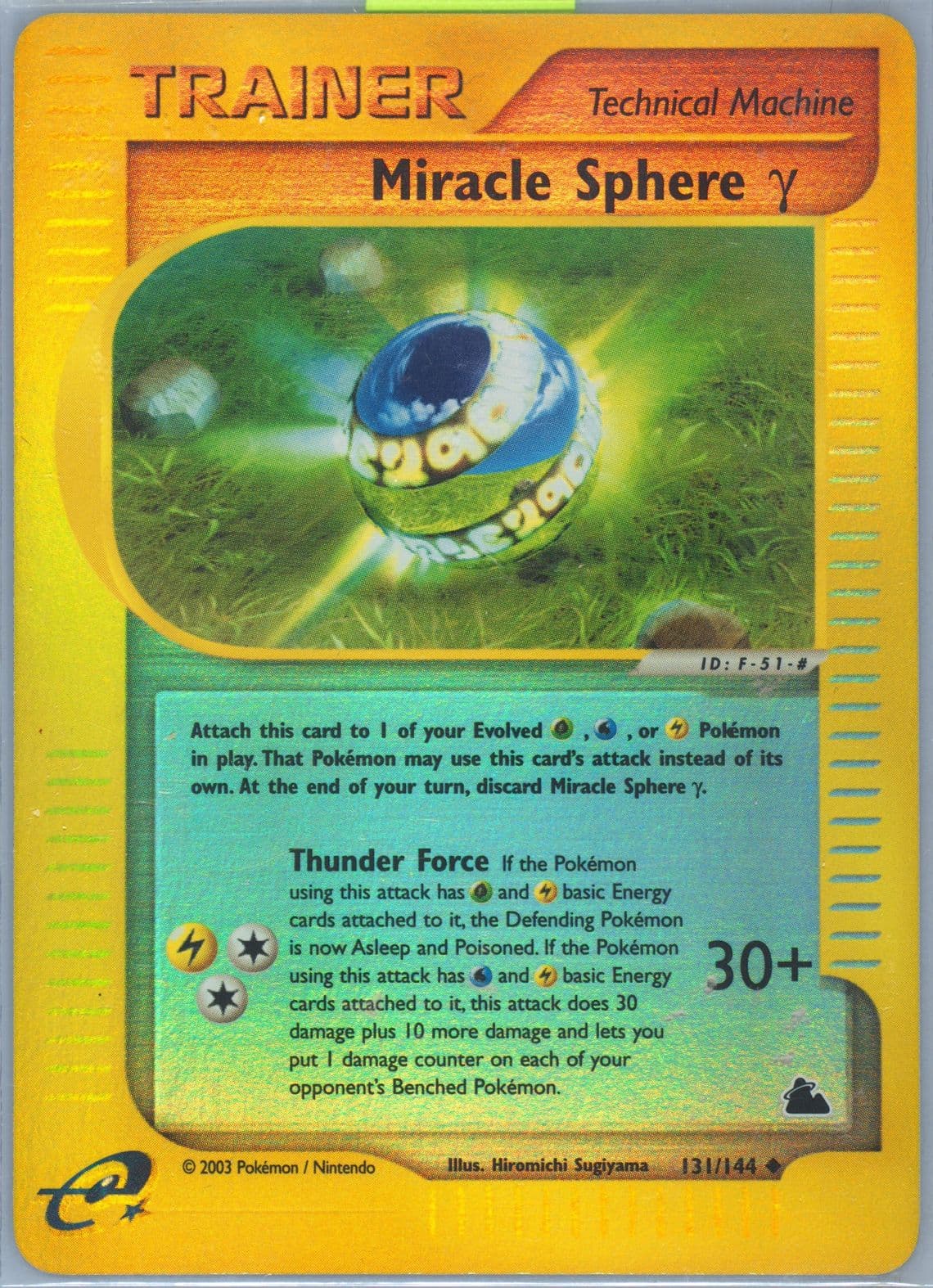 Miracle Sphere Y Reverse Foil (131) 2003 Pokemon Skyridge