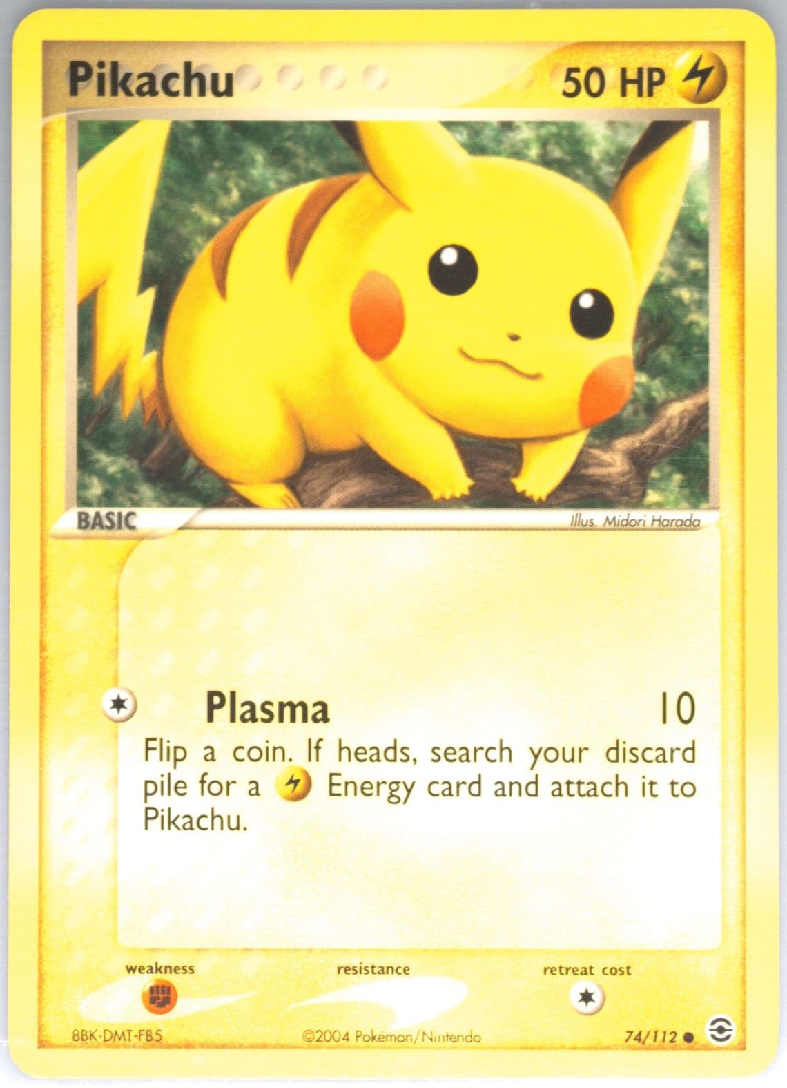 Pikachu (74) 2004 Pokemon EX Fire Red & Leaf Green