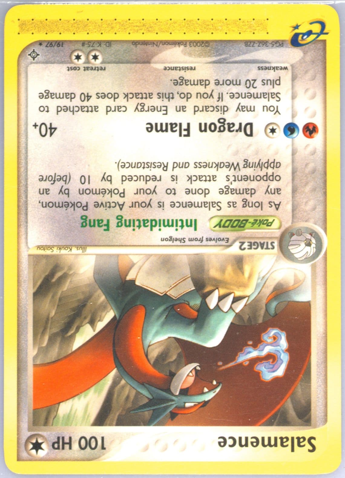 Salamence (19) 2003 Pokemon EX Dragon