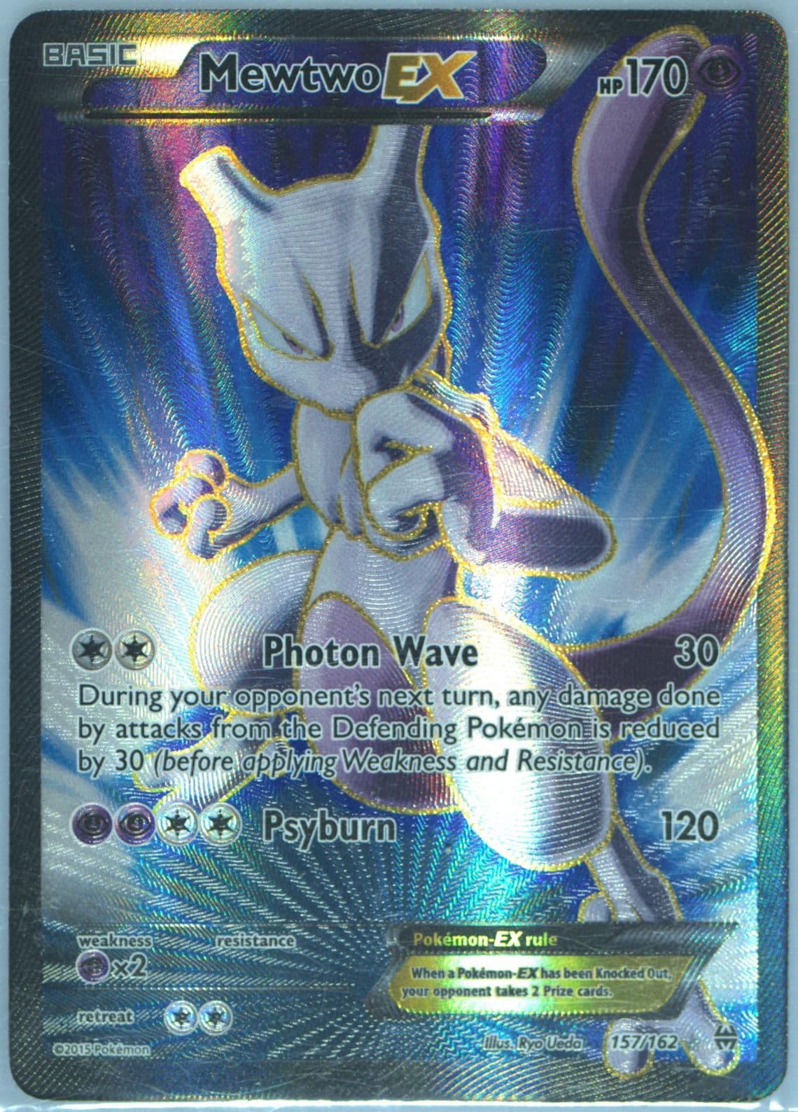 Full Art/Mewtwo EX (157) 2015 Pokemon XY Breakthrough