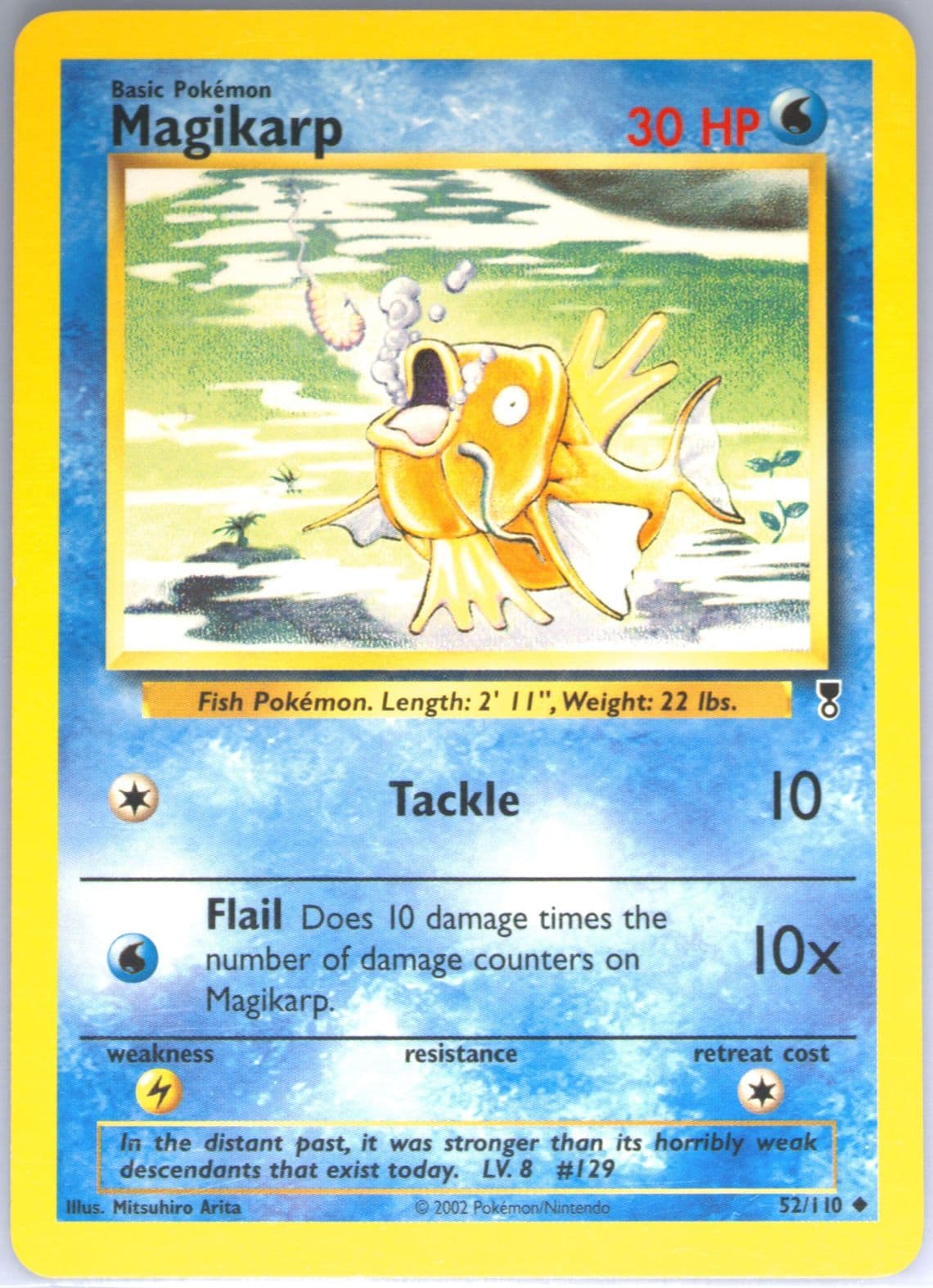 Magikarp (52) 2002 Pokemon Legendary Collection