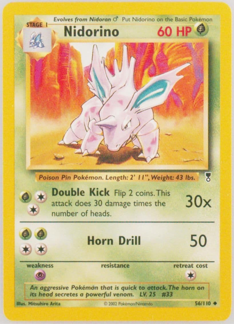Nidorino (56) 2002 Pokemon Legendary Collection