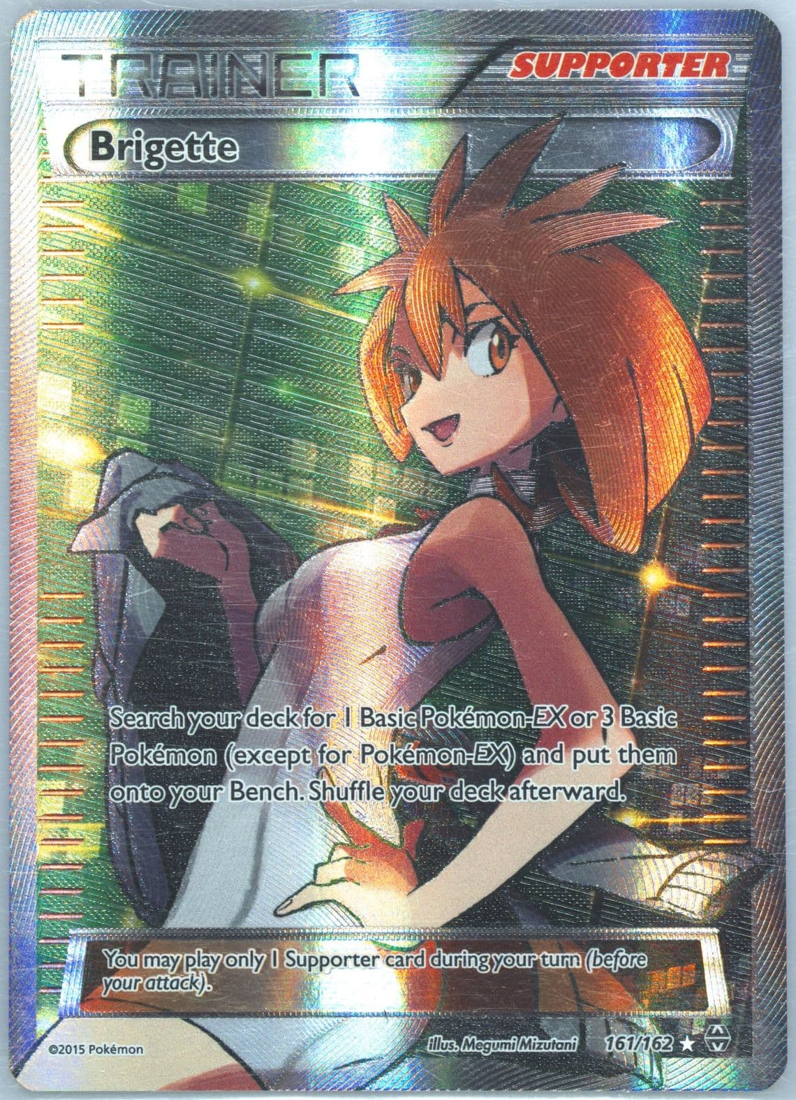 Full Art/Brigette (161) 2015 Pokemon XY Breakthrough