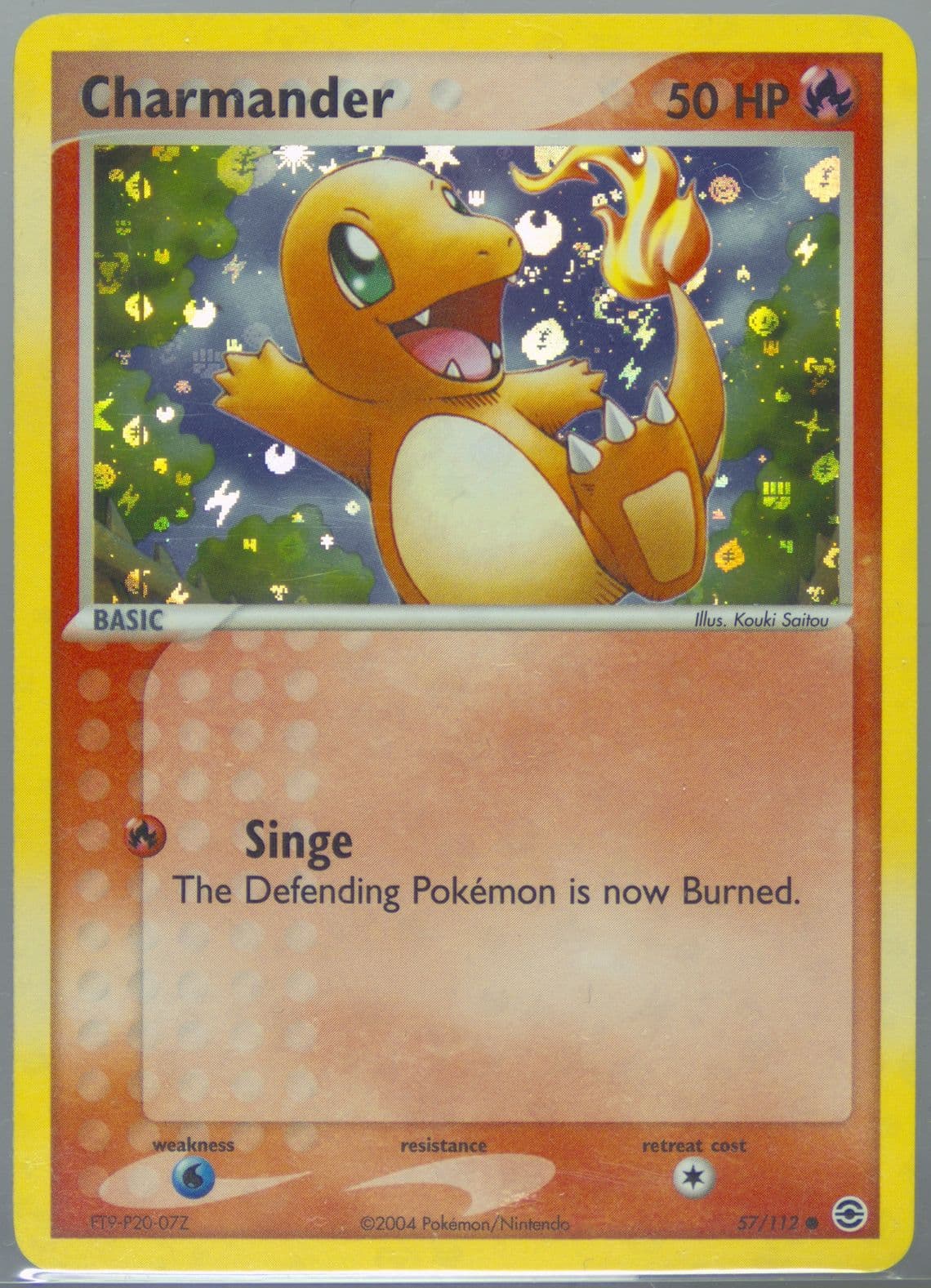 Charmander-Reverse Foil (57) 2004 Pokemon EX Fire Red & Leaf Green