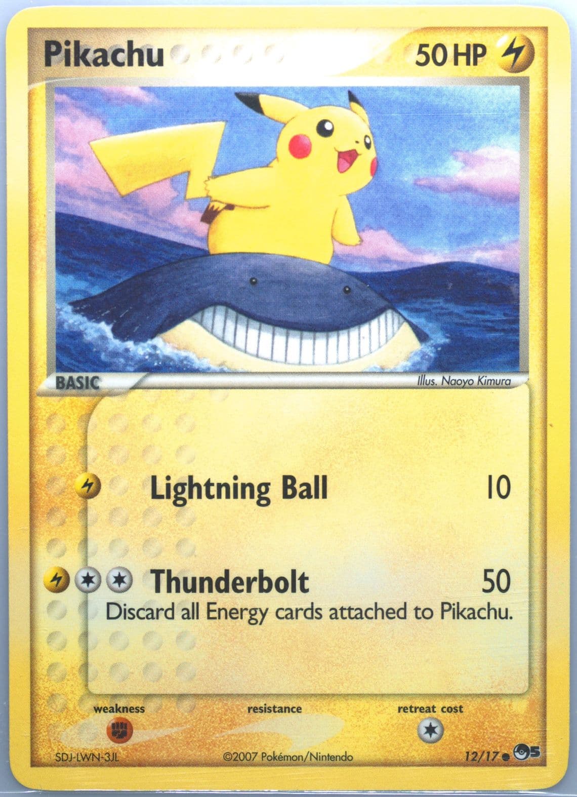 Pikachu (12) 2007 Pokemon Pop Series 5