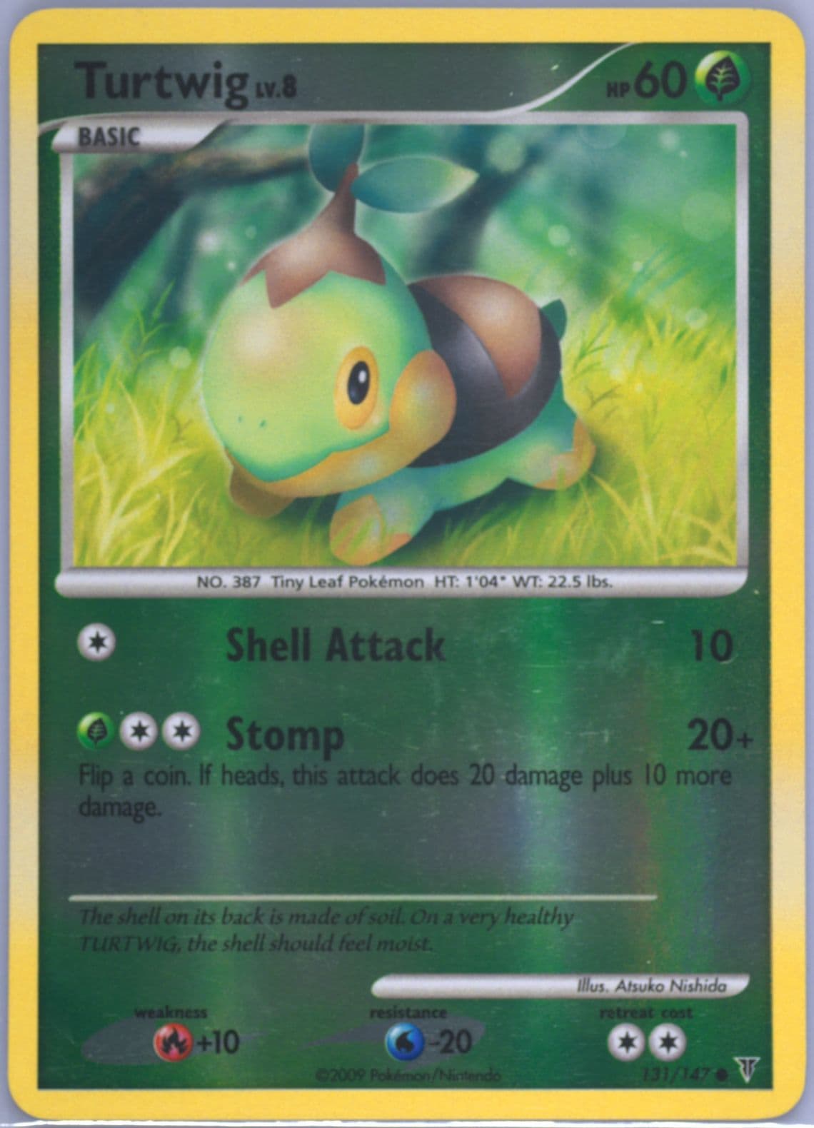 Turtwig-Reverse Foil (131) 2009 Pokemon Platinum Supreme Victors
