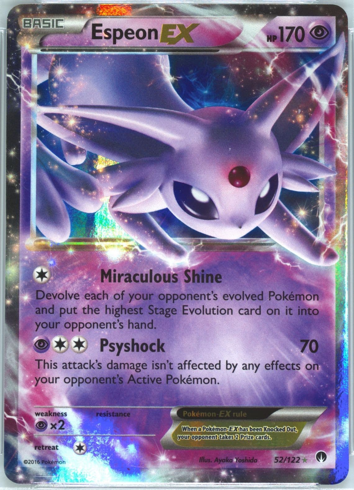 Espeon EX (52) 2016 Pokemon XY Breakpoint