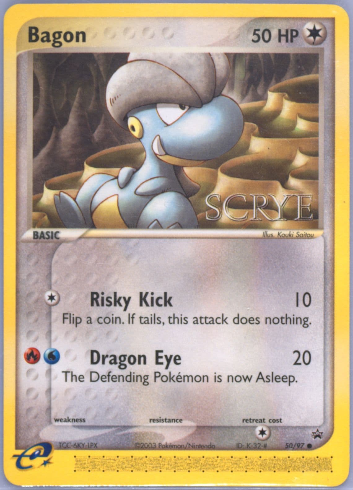 Bagon Scrye (50) 2003 Pokemon EX Dragon