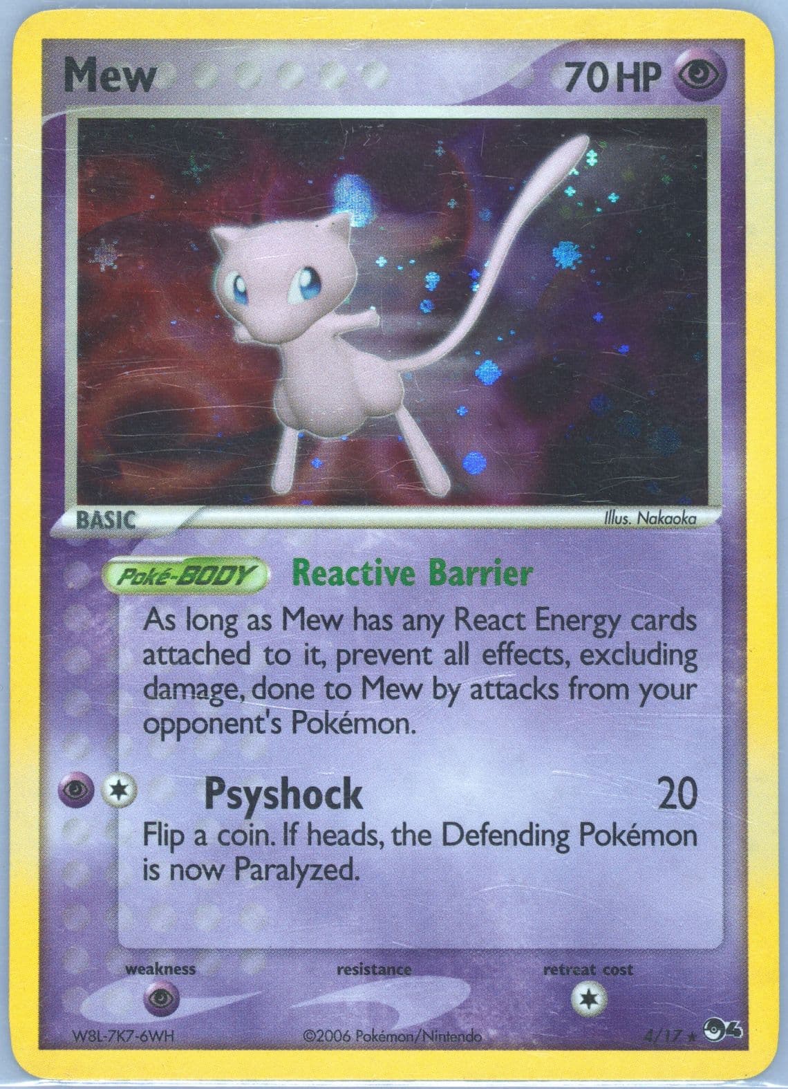 Mew (4) 2006 Pokemon Pop Series 4