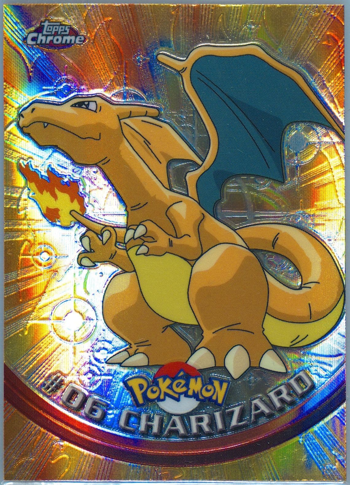 Charizard Spectra (6) 2000 Topps Chrome Pokemon T.V.