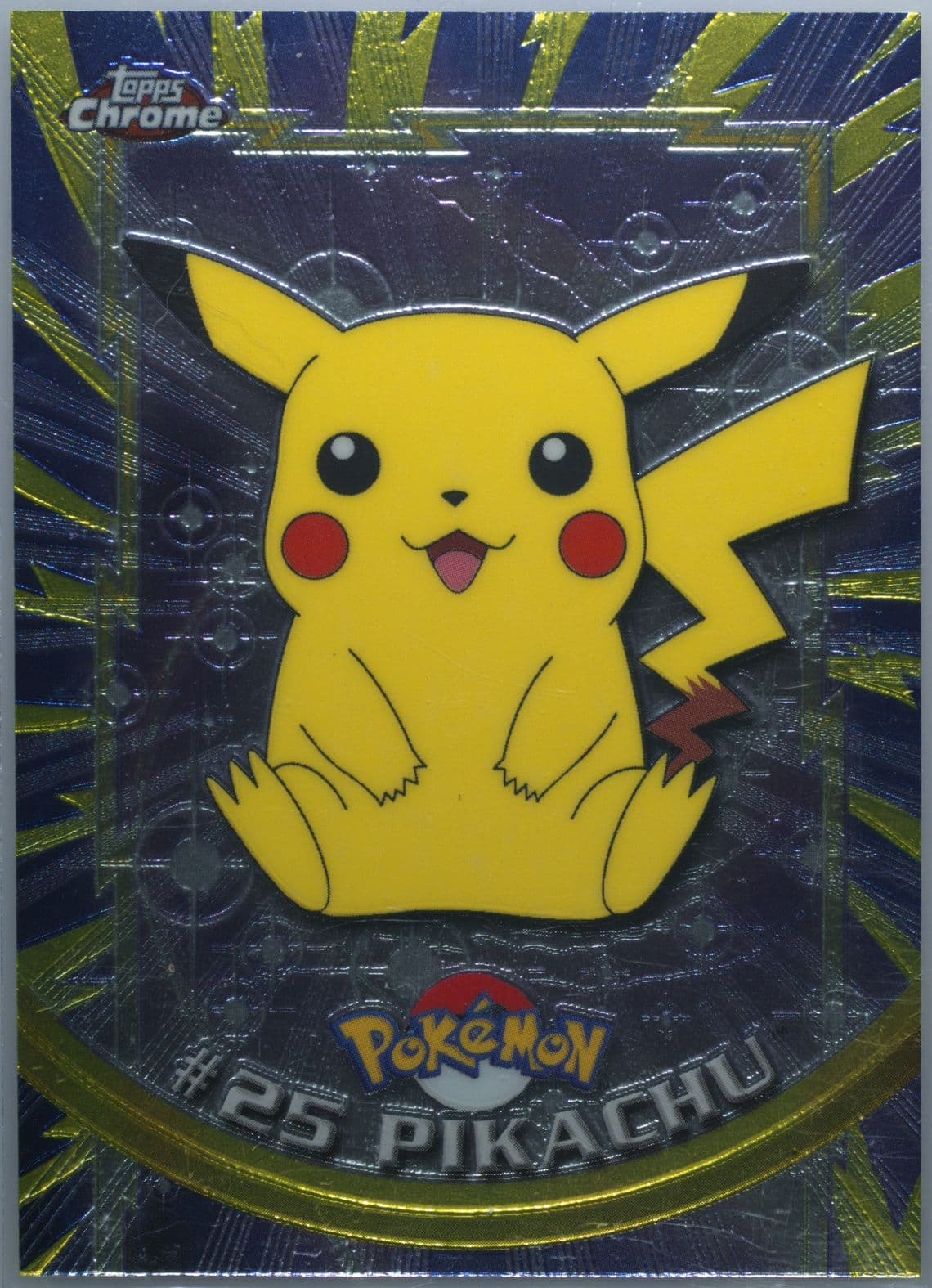 Pikachu (25) 2000 Topps Chrome Pokemon T.V.