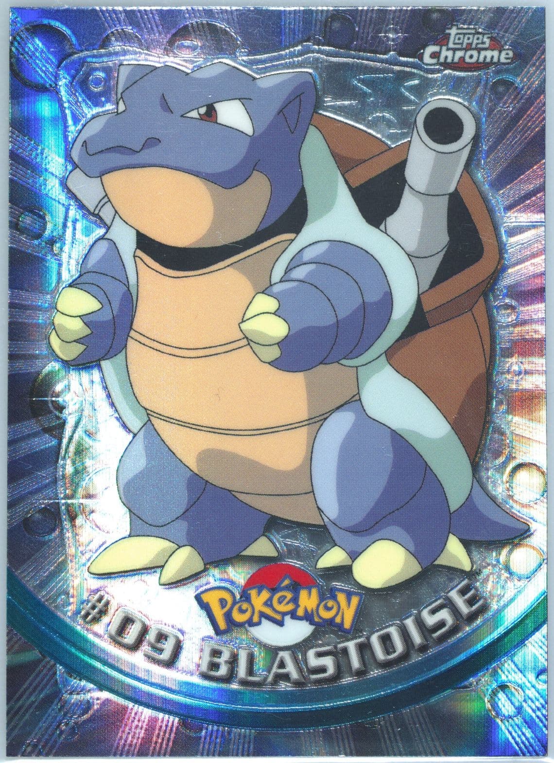 Blastoise Spectra (9) 2000 Topps Chrome Pokemon T.V.
