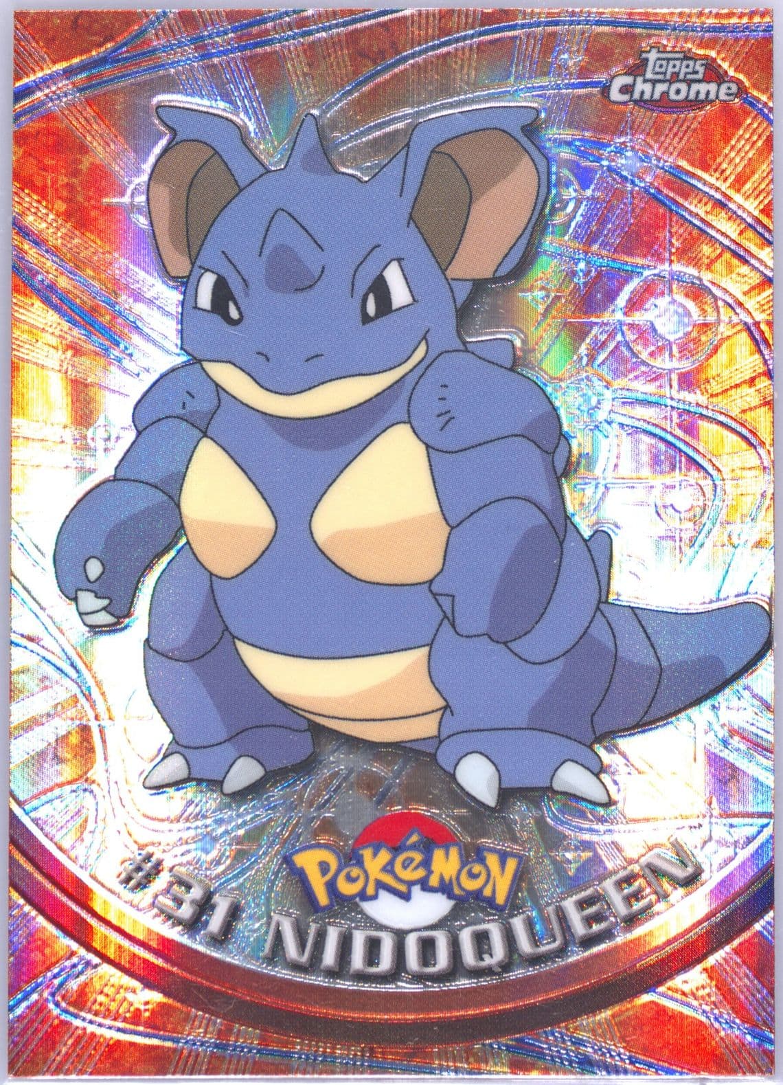 Nidoqueen Spectra (31) 2000 Topps Chrome Pokemon T.V.