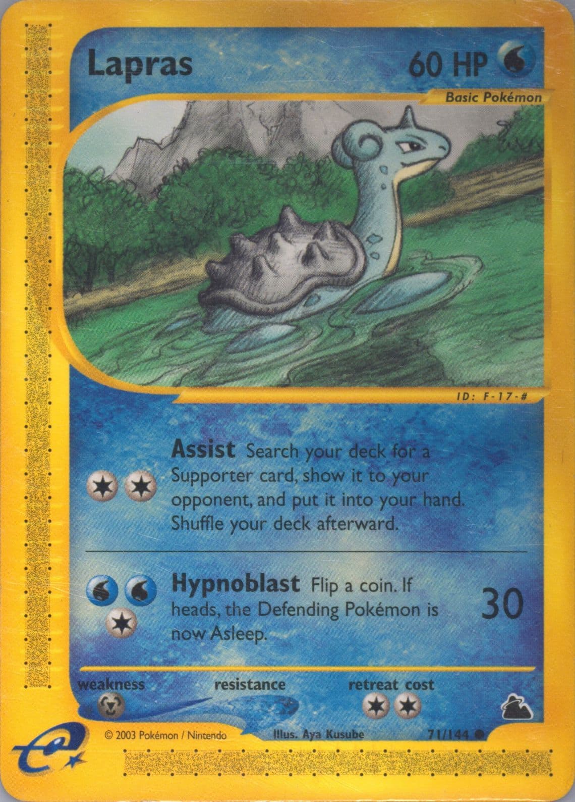 Lapras (71) 2003 Pokemon Skyridge