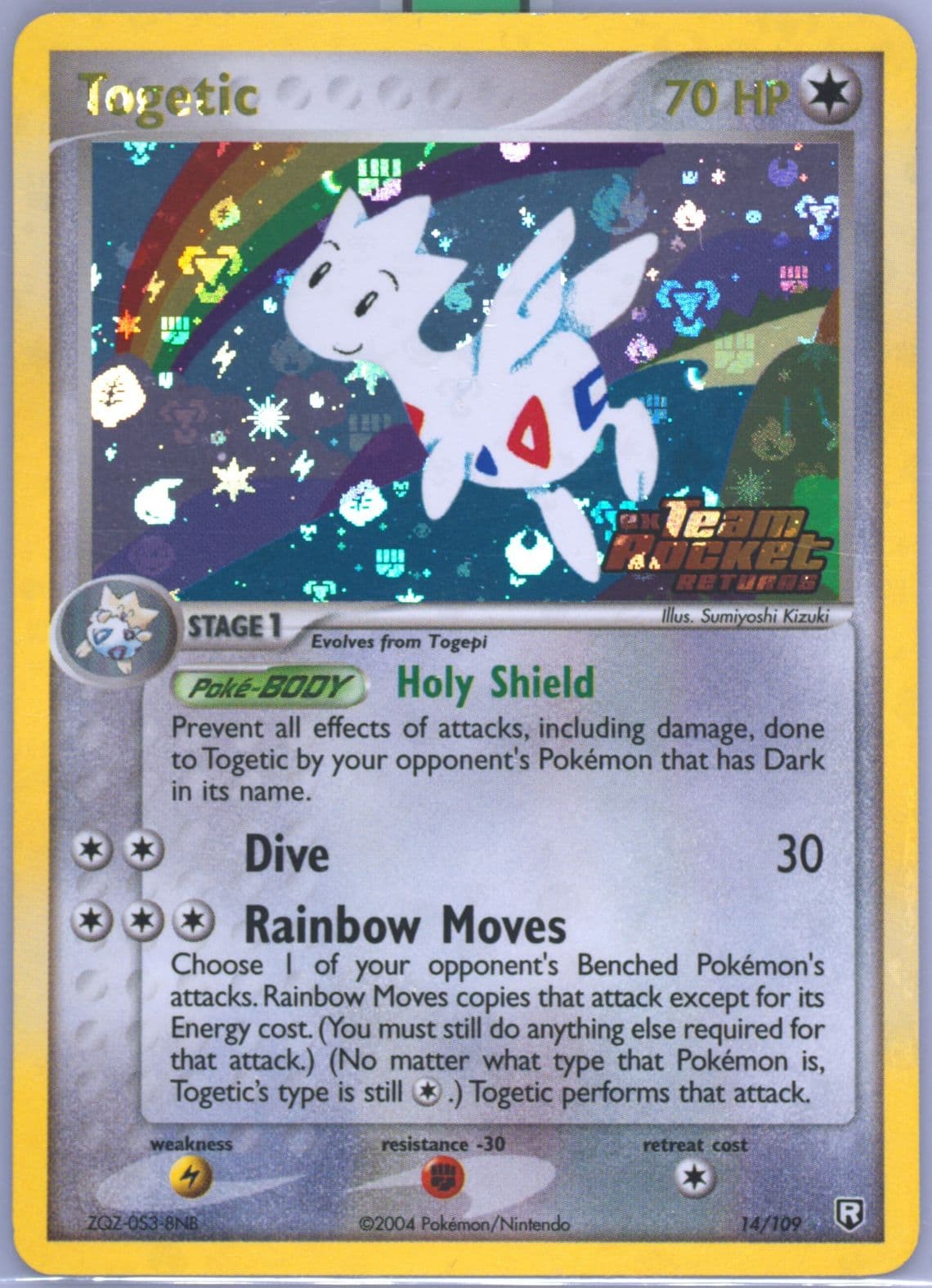 Togetic-Reverse Foil (14) 2004 Pokemon EX Team Rocket Returns