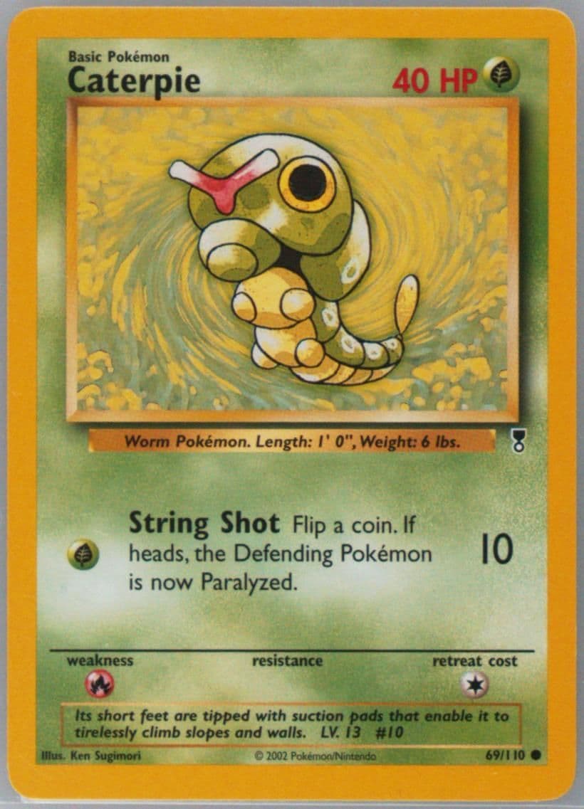 Caterpie (69) 2002 Pokemon Legendary Collection