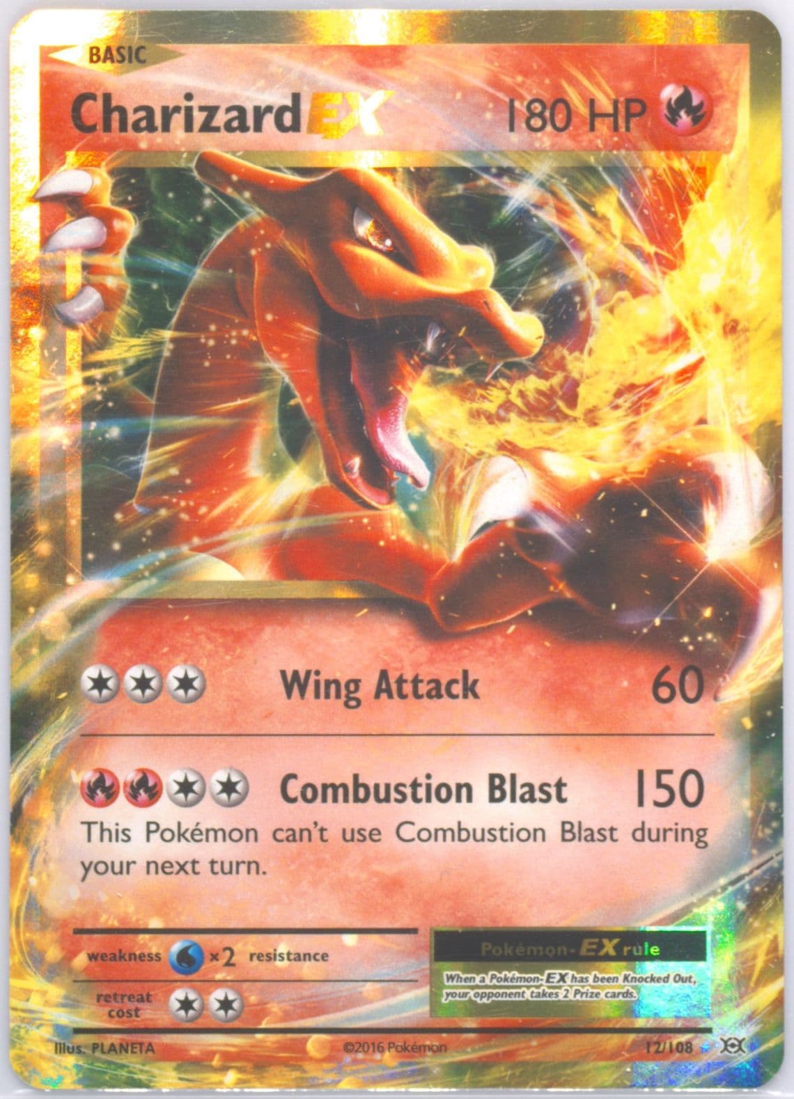 Charizard EX (12) 2016 Pokemon XY Evolutions