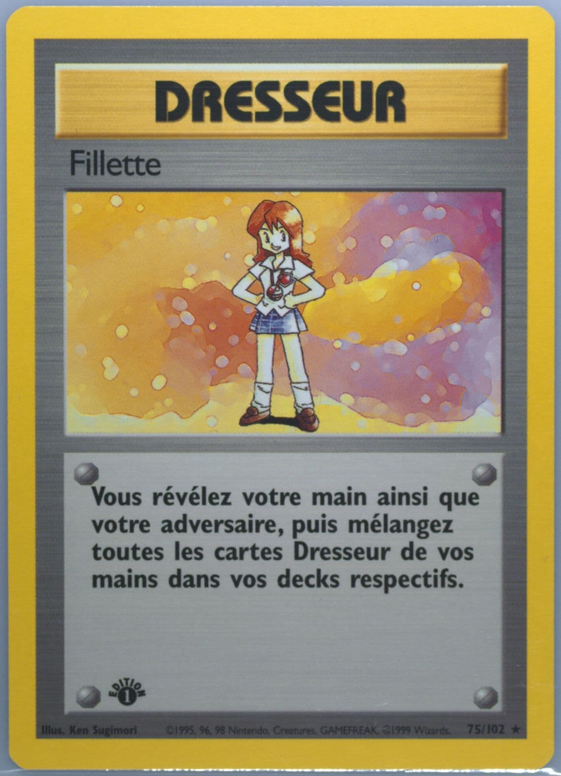 Fillette 1st Edition (75) 1999 Pokemon French