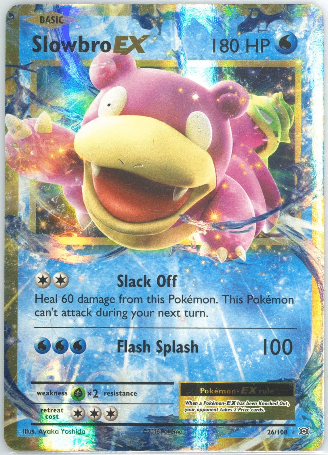 Slowbro EX (26) 2016 Pokemon XY Evolutions