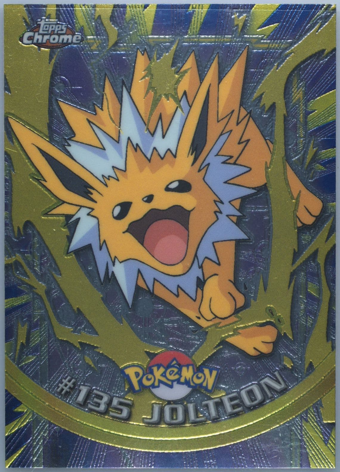 Jolteon (135) 2000 Topps Chrome Pokemon T.V.