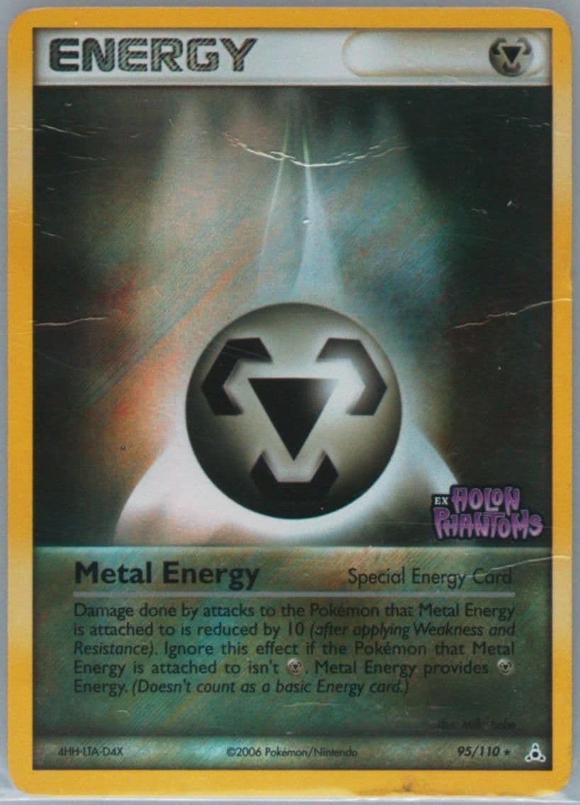 Metal Energy-Reverse Foil (95) 2006 Pokemon EX Holon Phantoms
