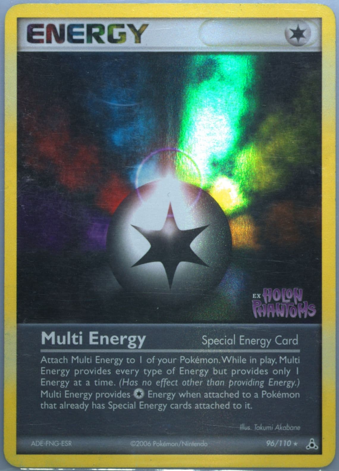 Multi Energy-Reverse Foil (96) 2006 Pokemon EX Holon Phantoms