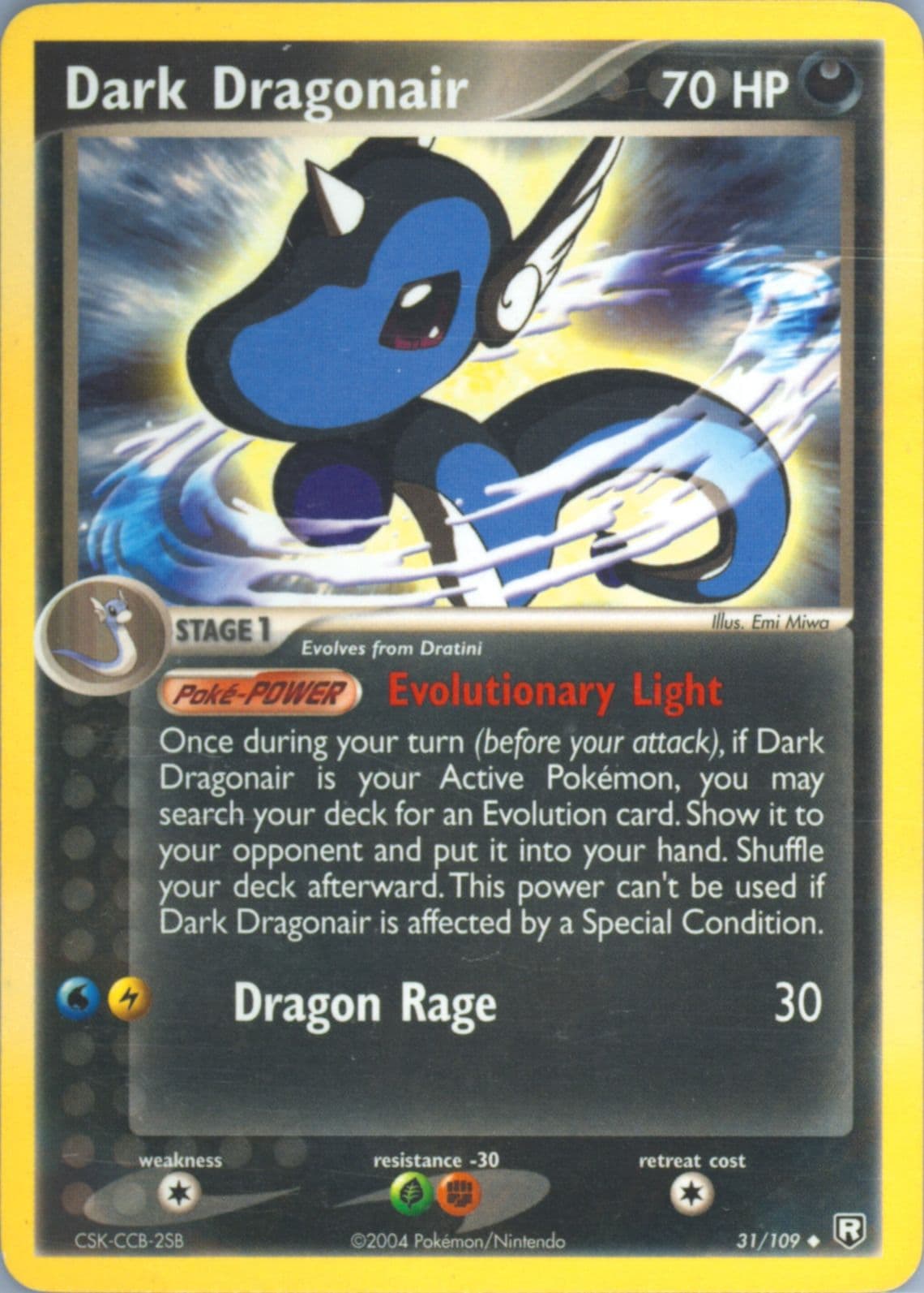 Dark Dragonair (31) 2004 Pokemon EX Team Rocket Returns
