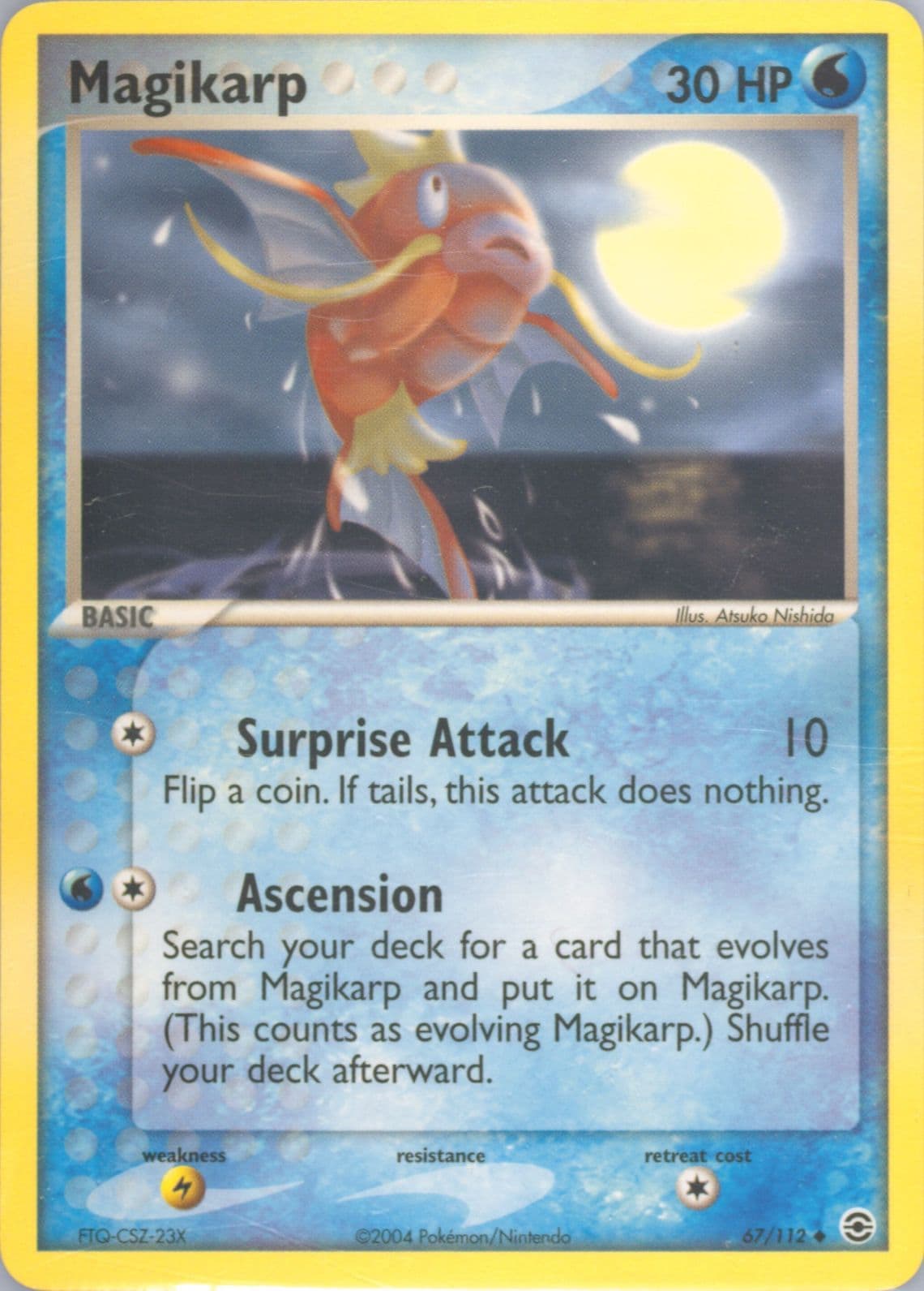 Magikarp (67) 2004 Pokemon EX Fire Red & Leaf Green