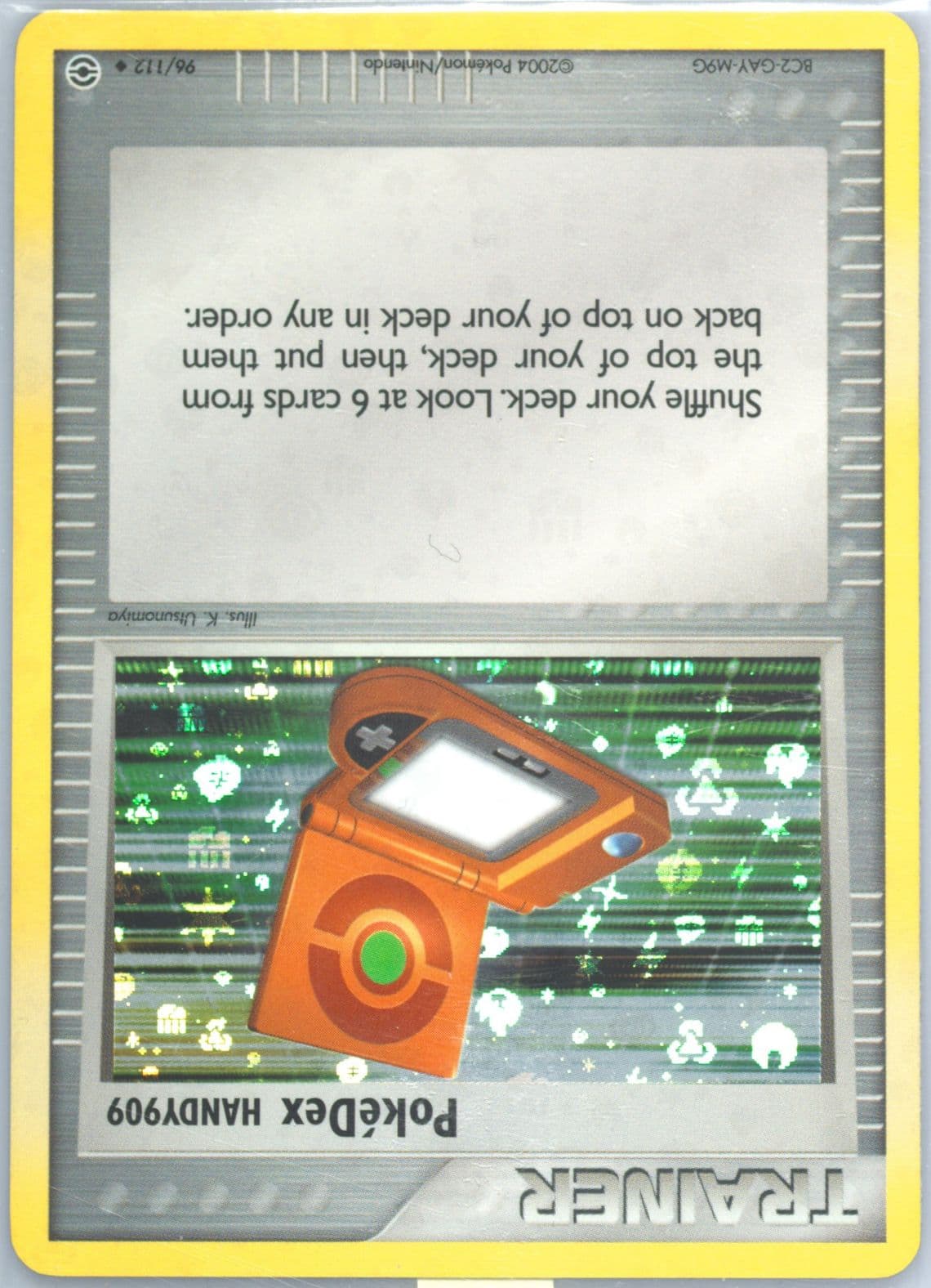 Pokedex HANDY909-Reverse Foil (96) 2004 Pokemon EX Fire Red & Leaf Green