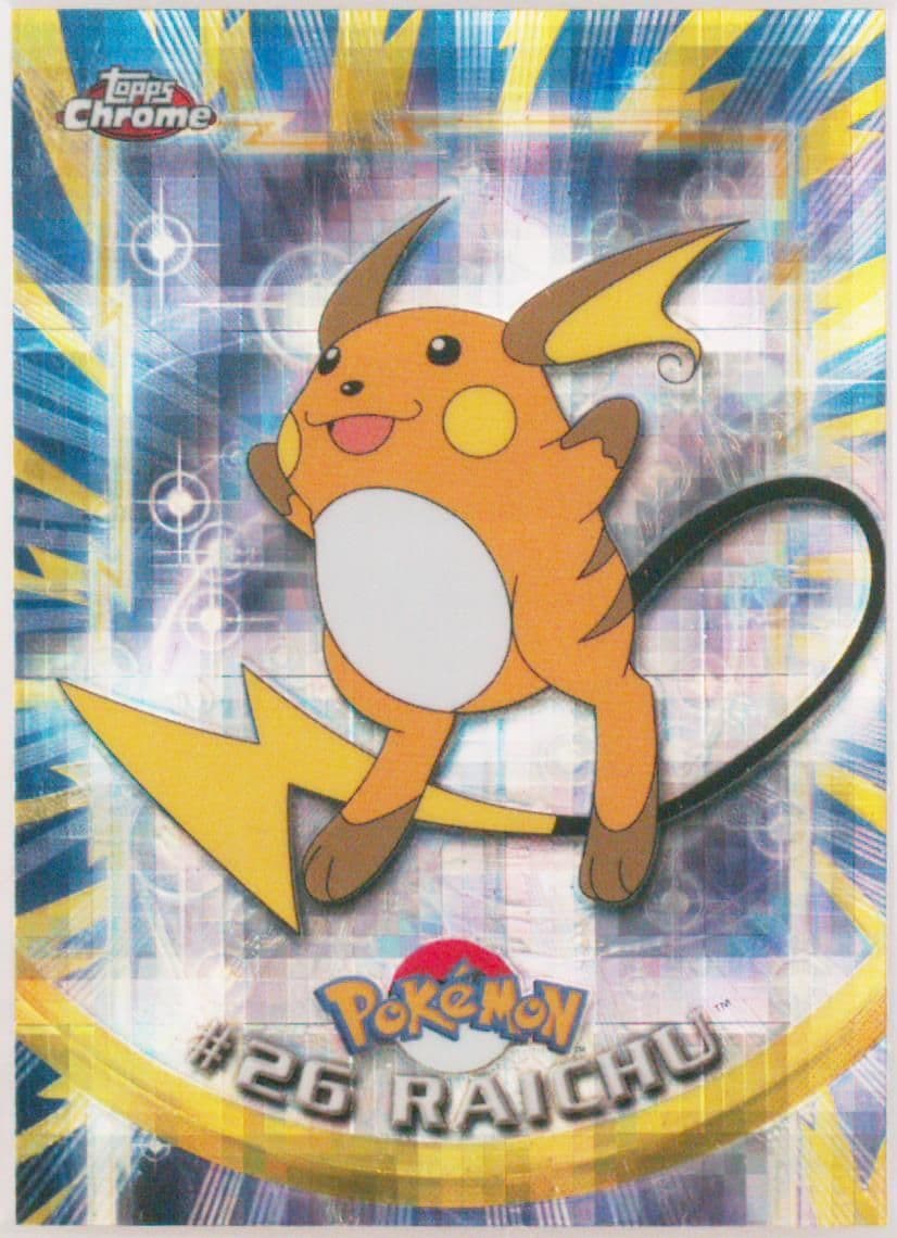 Raichu Tekno (26) 2000 Topps Chrome Pokemon T.V.