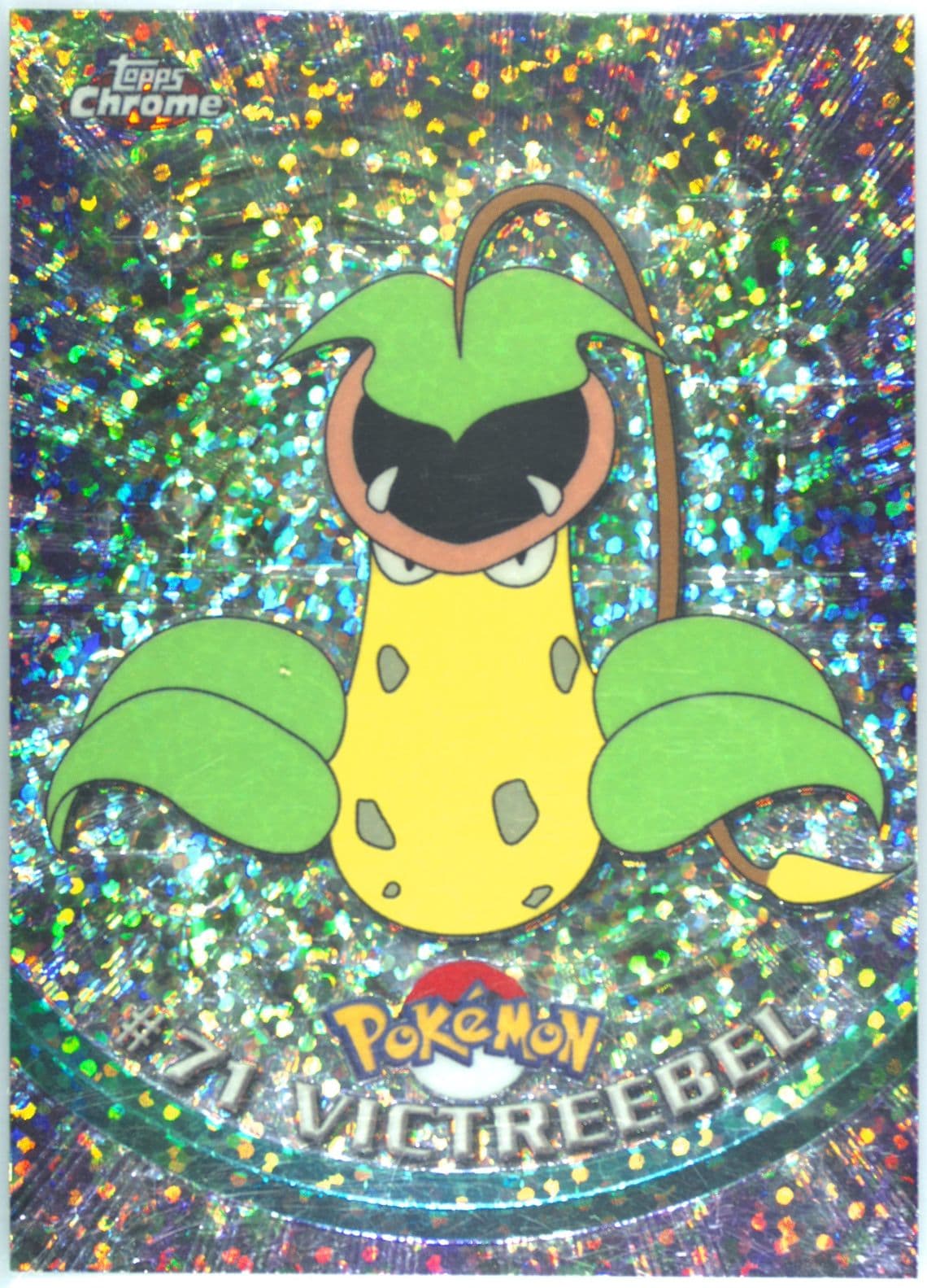 Victreebel Sparkle (71) 2000 Topps Chrome Pokemon T.V.
