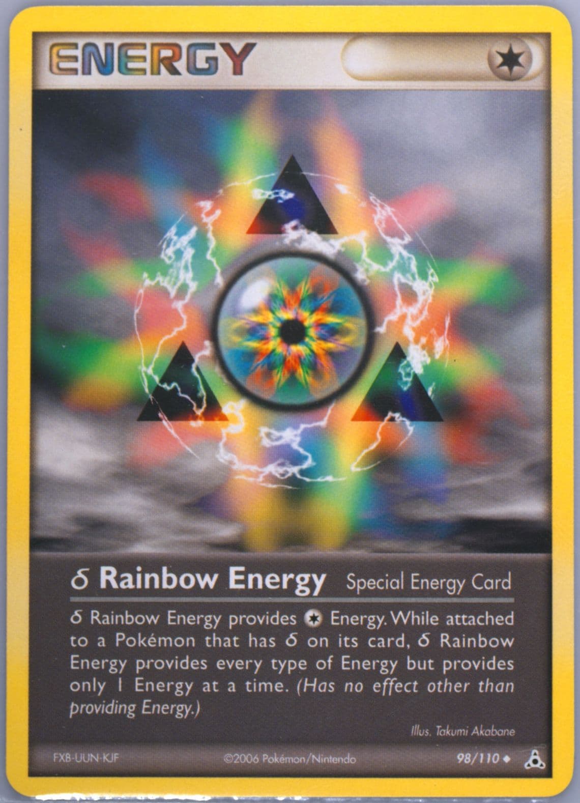 Rainbow Energy (98) 2006 Pokemon EX Holon Phantoms