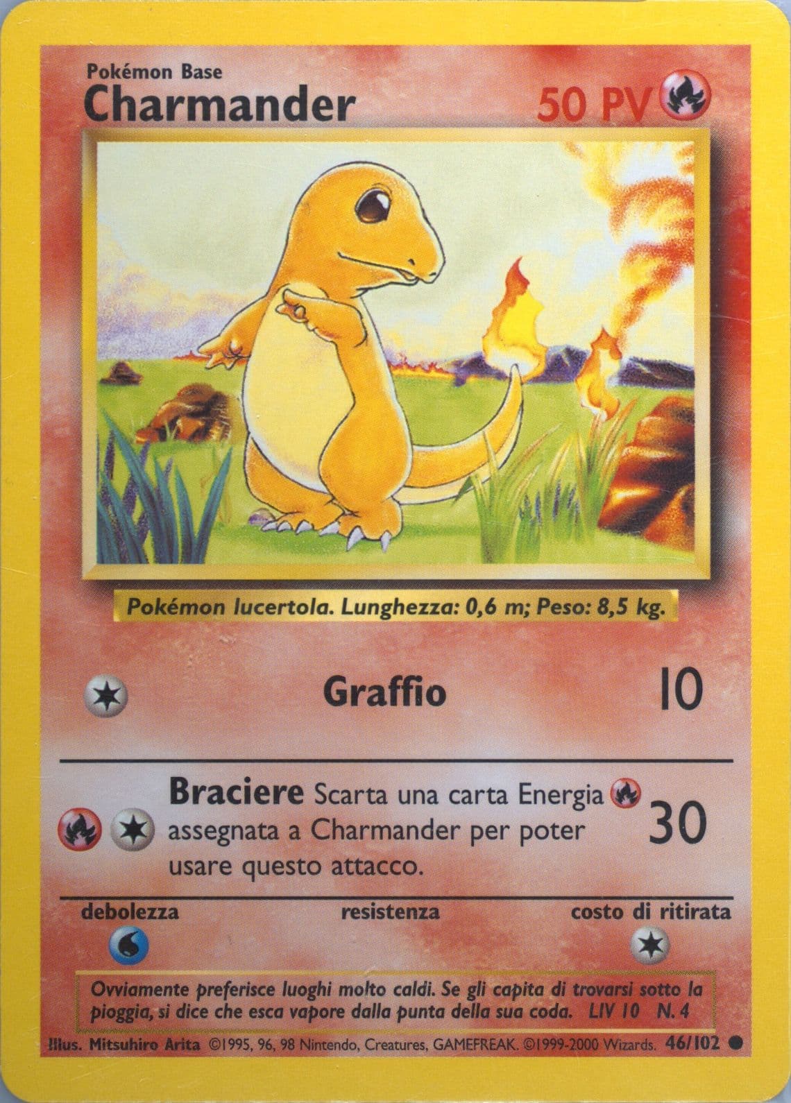 Charmander Italian (46) 2000 Pokemon Game