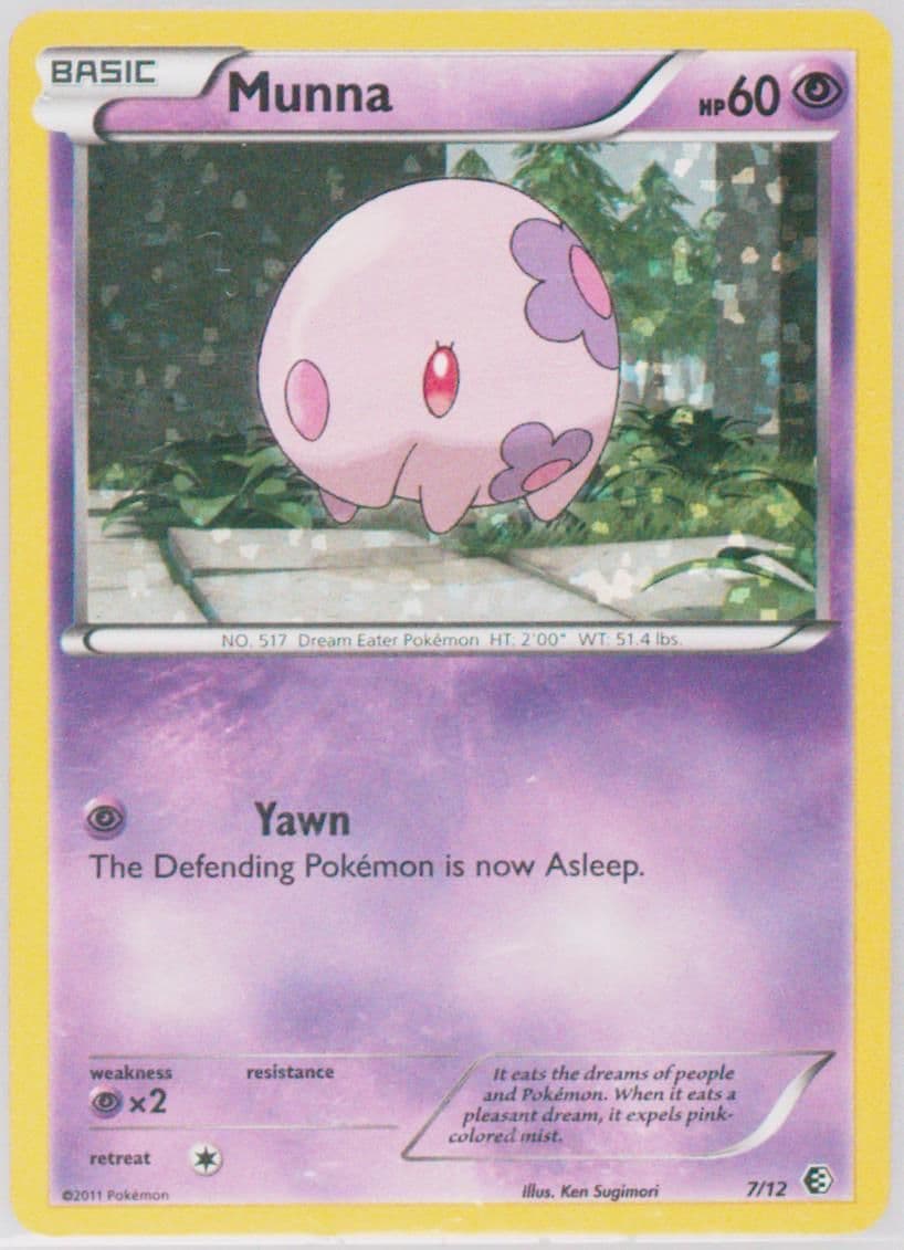 Munna-Holo (7) 2011 Pokemon McDonalds Collection