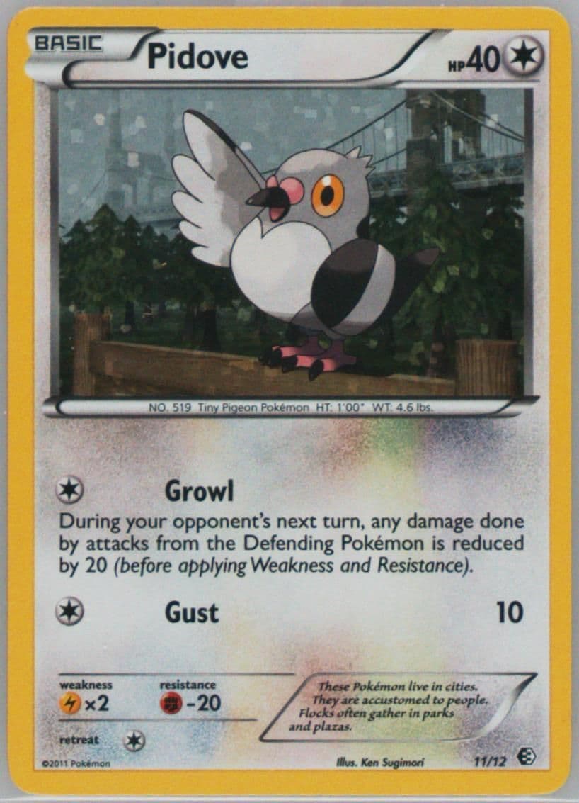 Pidove-Holo (11) 2011 Pokemon McDonalds Collection