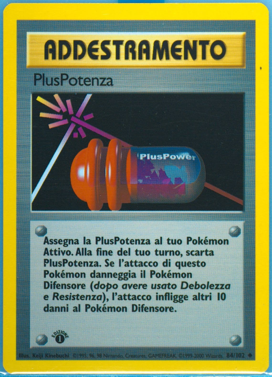 Pluspotenza 1st Edition-Italian (84) 2000 Pokemon Game