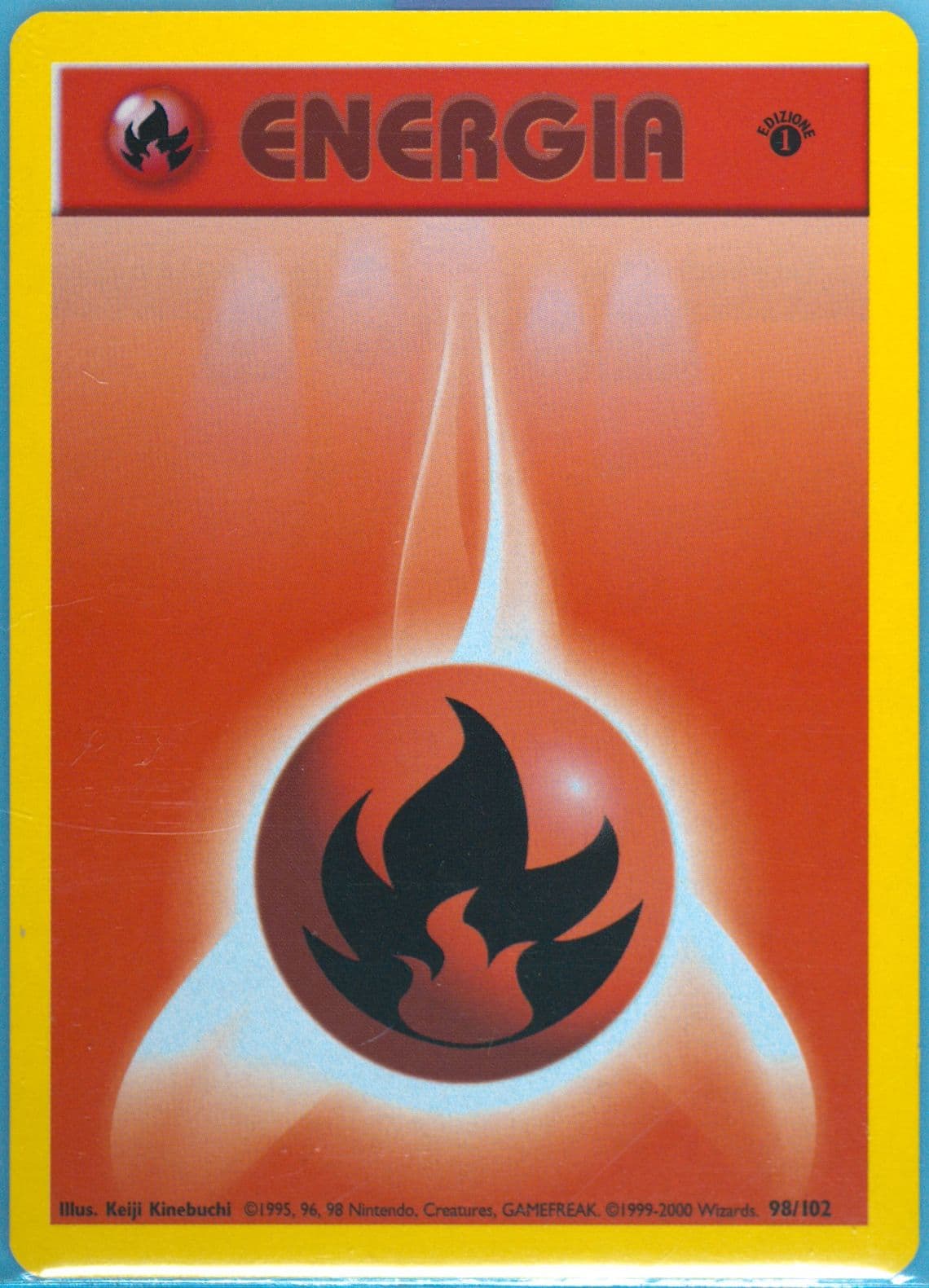 Fire Energy 1st Edition-Italian (98) 2000 Pokemon Game