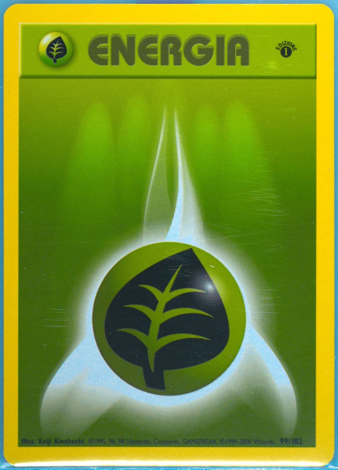 Grass Energy 1st Edition-Italian (99) 2000 Pokemon Game