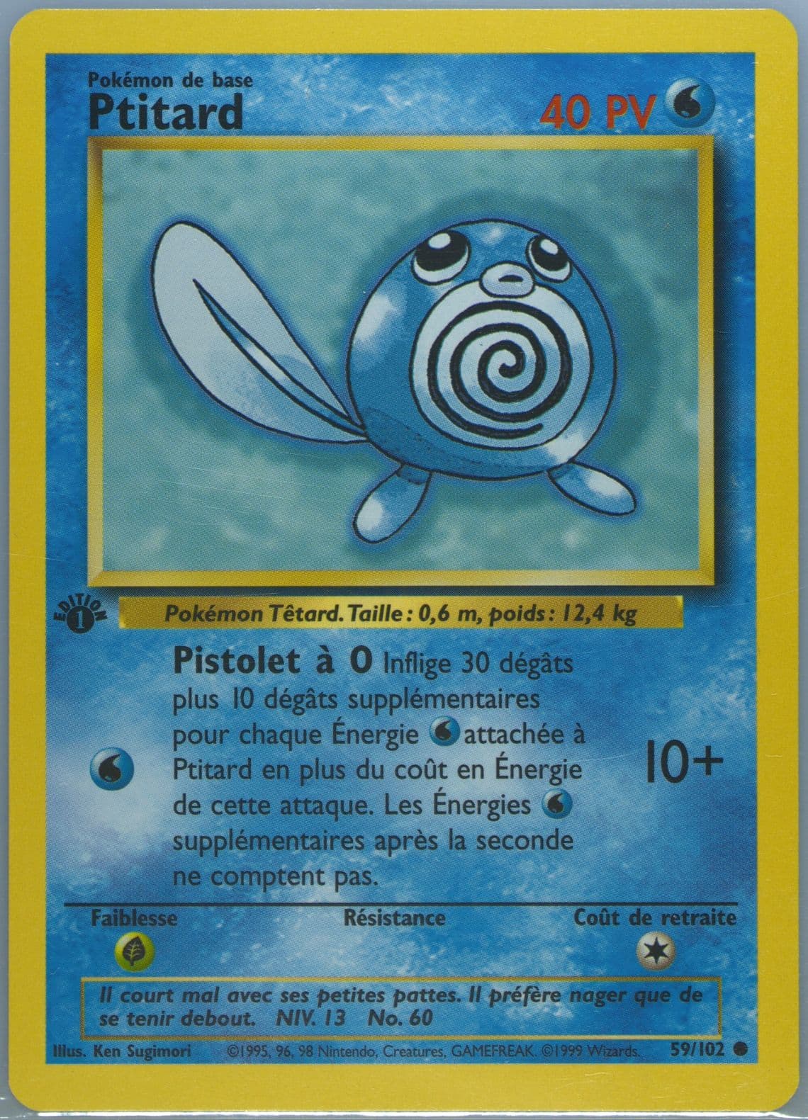 Ptitard 1st Edition (59) 1999 Pokemon French