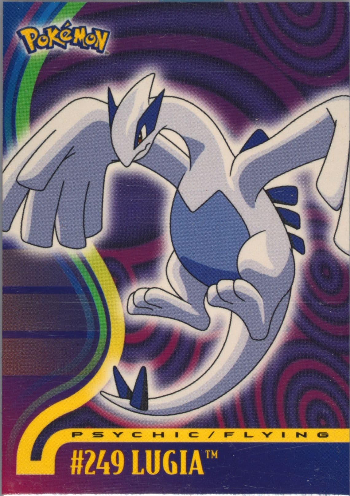Lugia (249) 2001 Topps Pokemon Johto Series 1