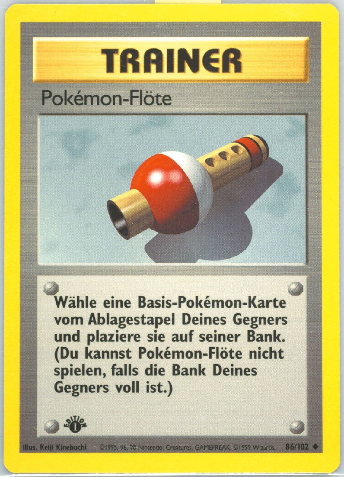 Pokemon-Flote 1st Edition (86) 1999 Pokemon German