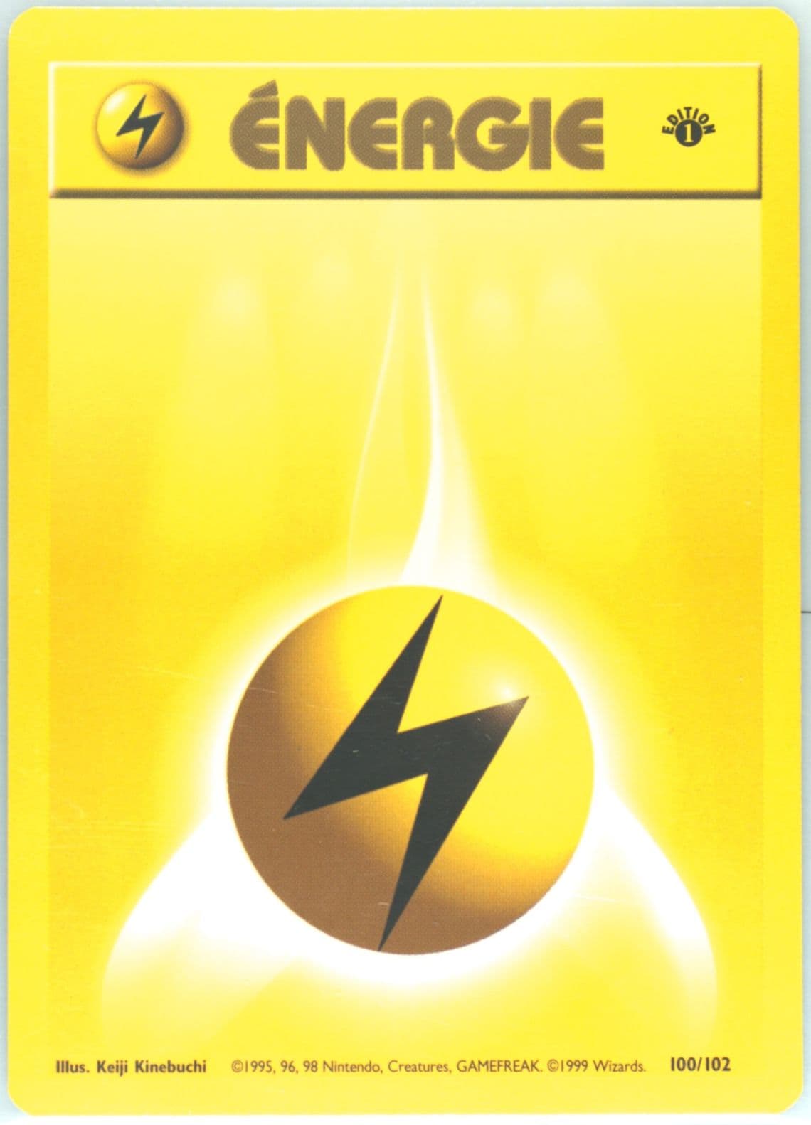 Lightning Energie 1st Edition (100) 1999 Pokemon French