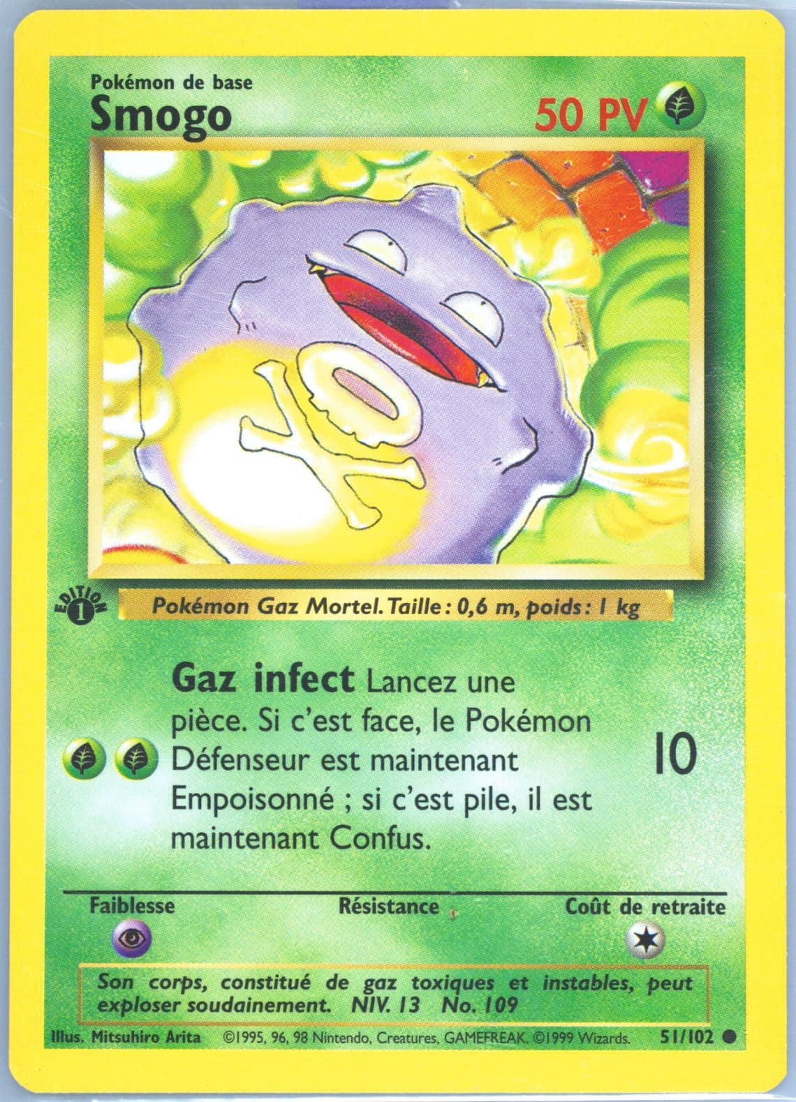 Smogo 1st Edition (51) 1999 Pokemon French