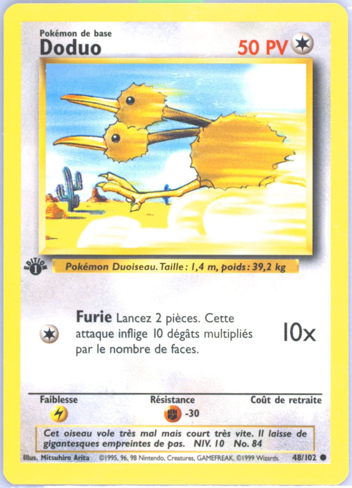 Doduo 1st Edition (48) 1999 Pokemon French